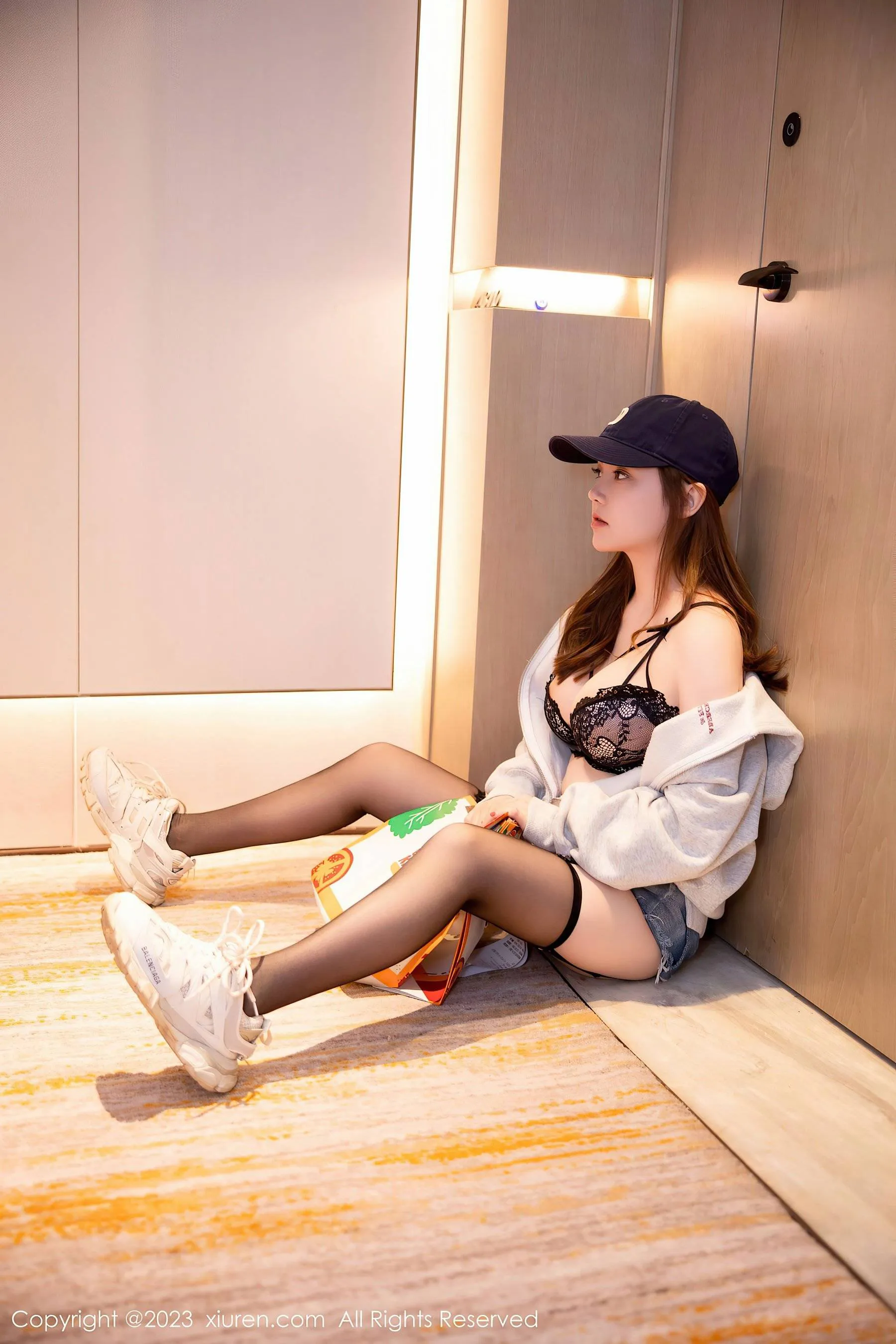  秀人网 No.6155 豆瓣酱 黑丝美臀第19张