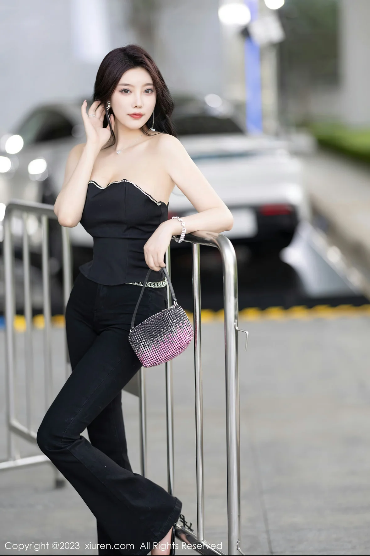  XiuRen 秀人 No.6866 杨晨晨Yome 轻透蕾丝连体衣海南岛旅拍 [91P]第3张