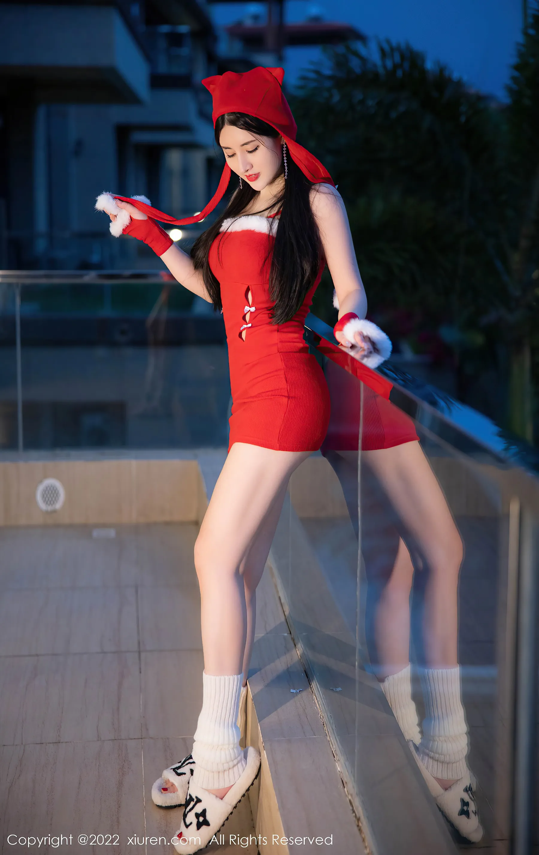  秀人网 No.4565 诗诗kiki 新年美腿第19张