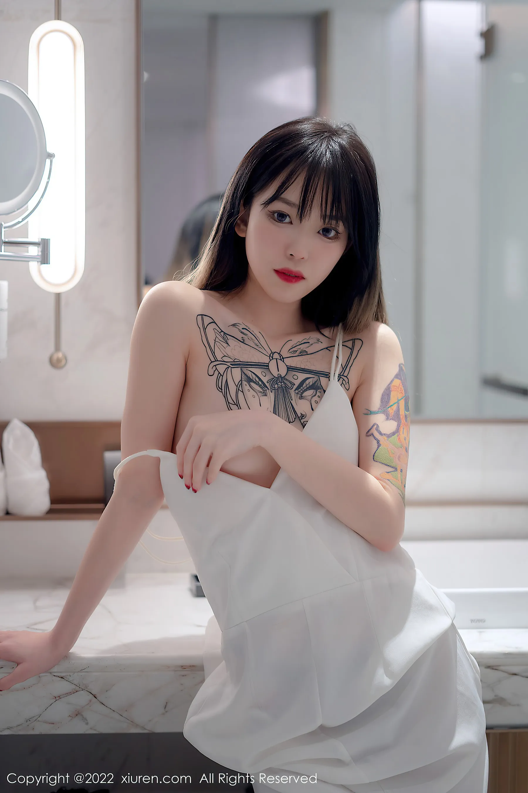  秀人网 No.4611 奶瓶. 淑女美腿长裙薄纱第19张