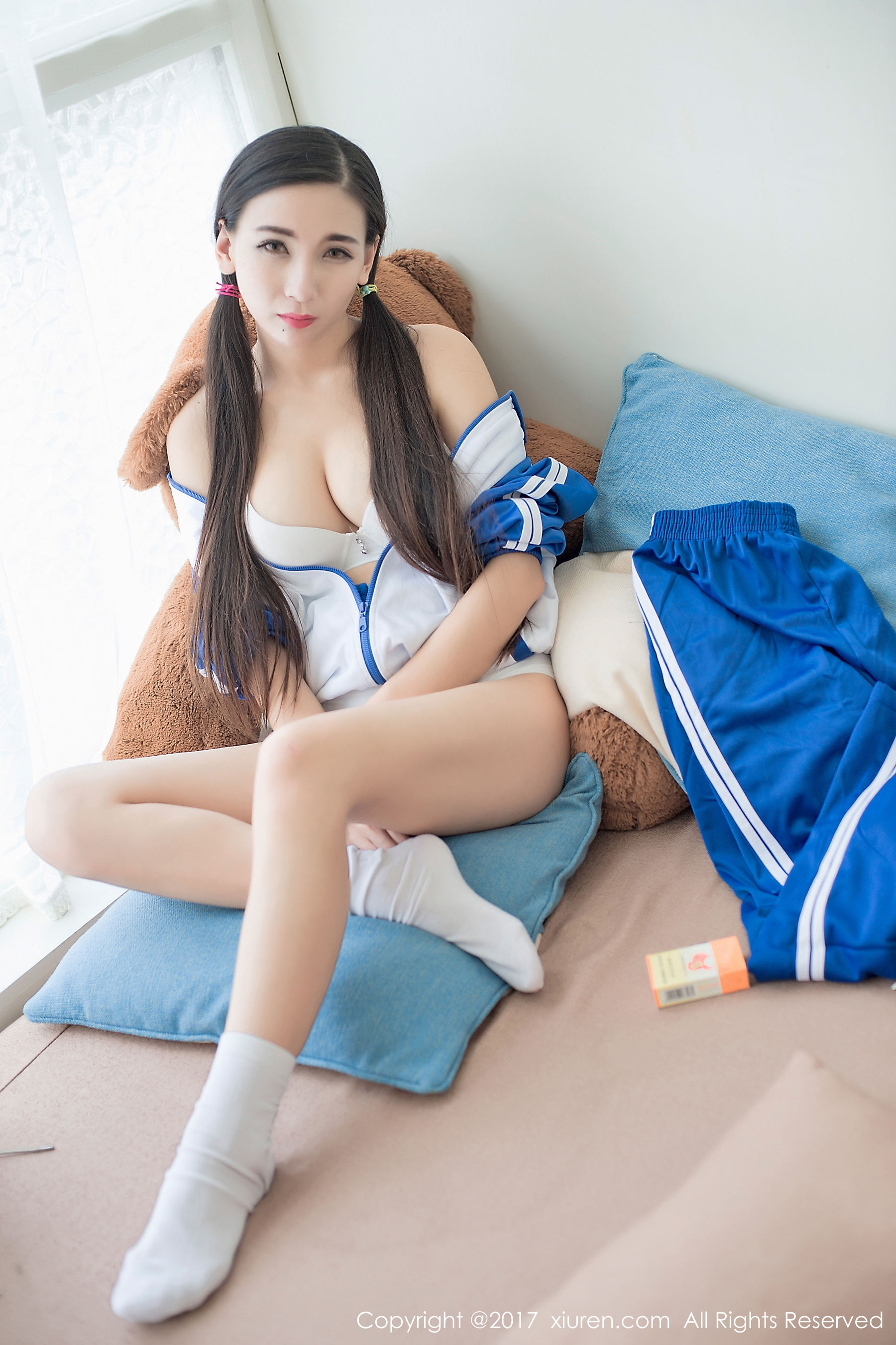  赵颖《日系校服+运动服》 秀人网XIUREN No.765第13张