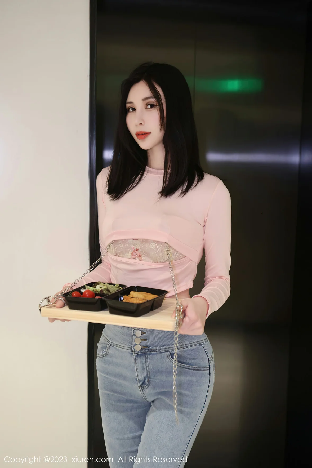  XiuRen 秀人 No.6992 曼柔 粉色蕾丝内衣性感写真 [83P]