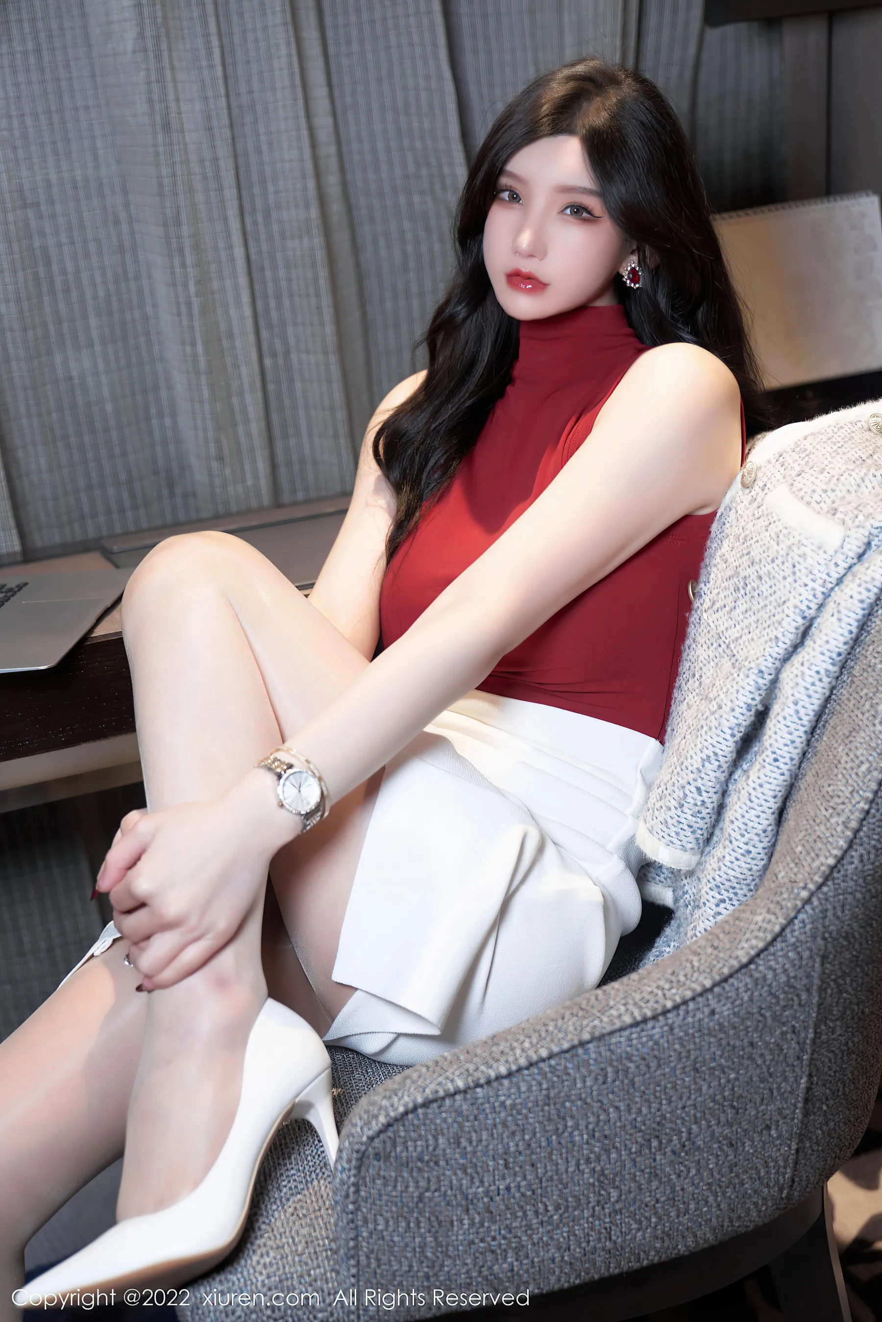  秀人网 No.4728 周于希Sally 丝袜美臀职场写真