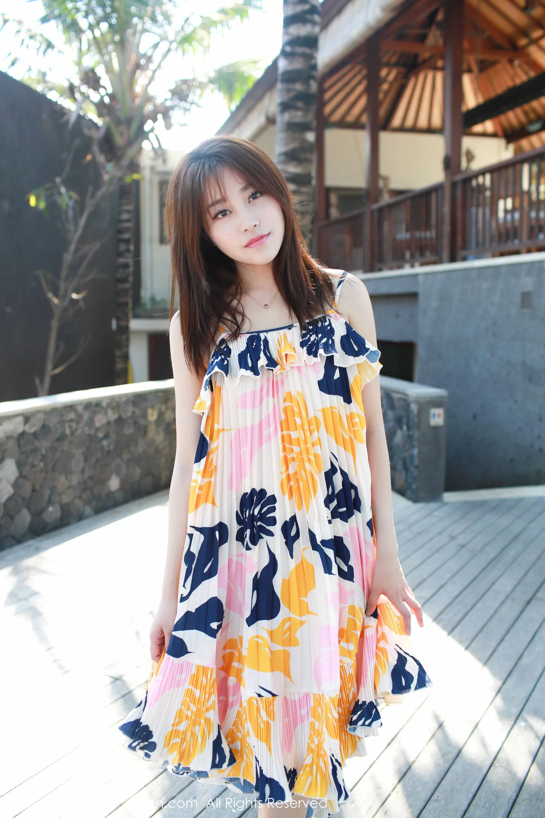  许诺Sabrina《巴厘岛旅拍》小清新系列 秀人网 No.542