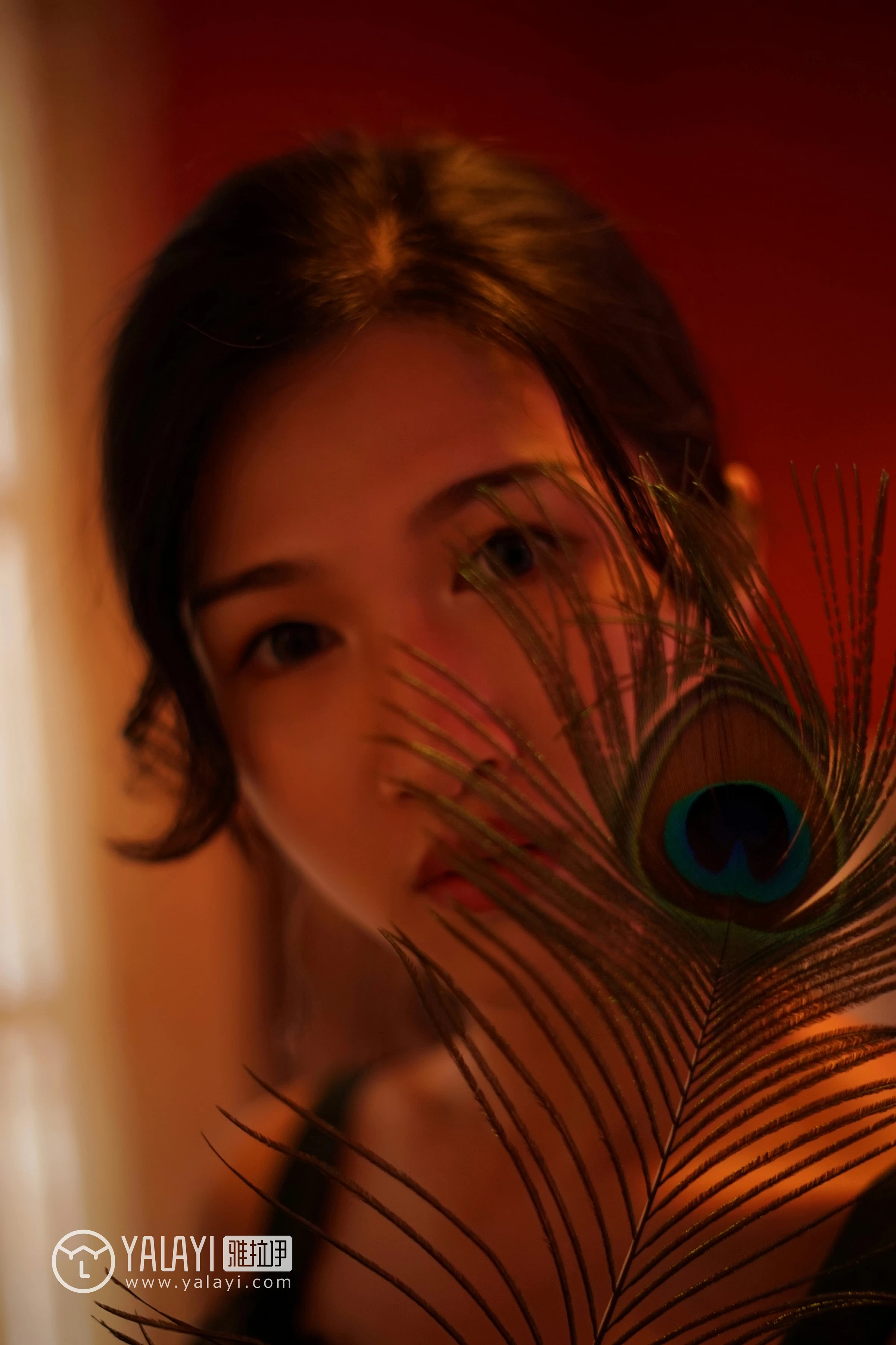 [YALAYI雅拉伊]NO.040 浮光掠影 半梦半醒 塔塔 吊带连衣裙加粉色蕾丝内衣性感私房写真集第5张