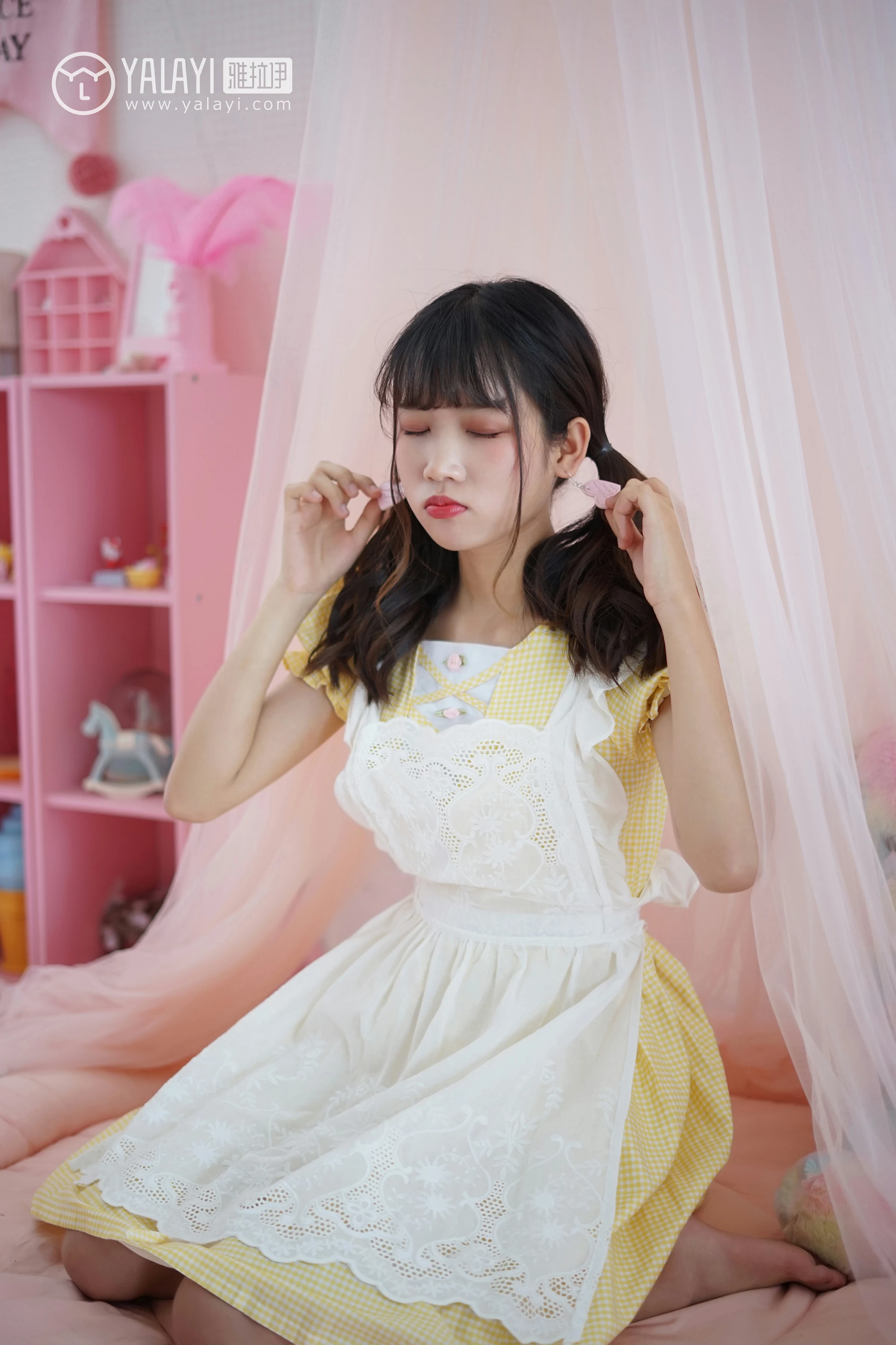 [YALAYI雅拉伊]NO.076 可爱女仆 公主小兔子 情趣制服连衣裙性感私房写真集第2张