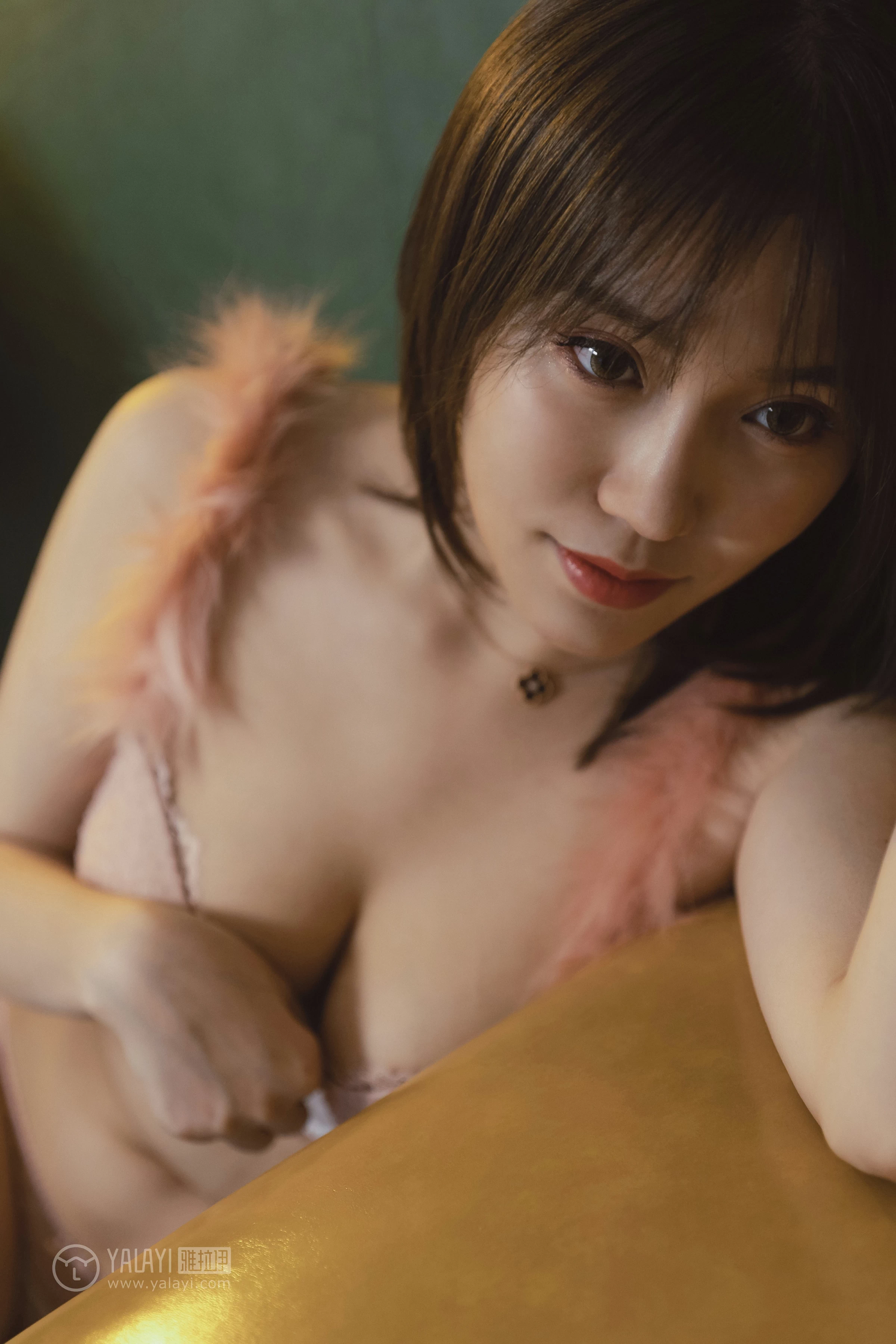 [YALAYI雅拉伊]NO.139 花样年华 陈奕菲 粉色蕾丝内衣性感私房写真集第5张