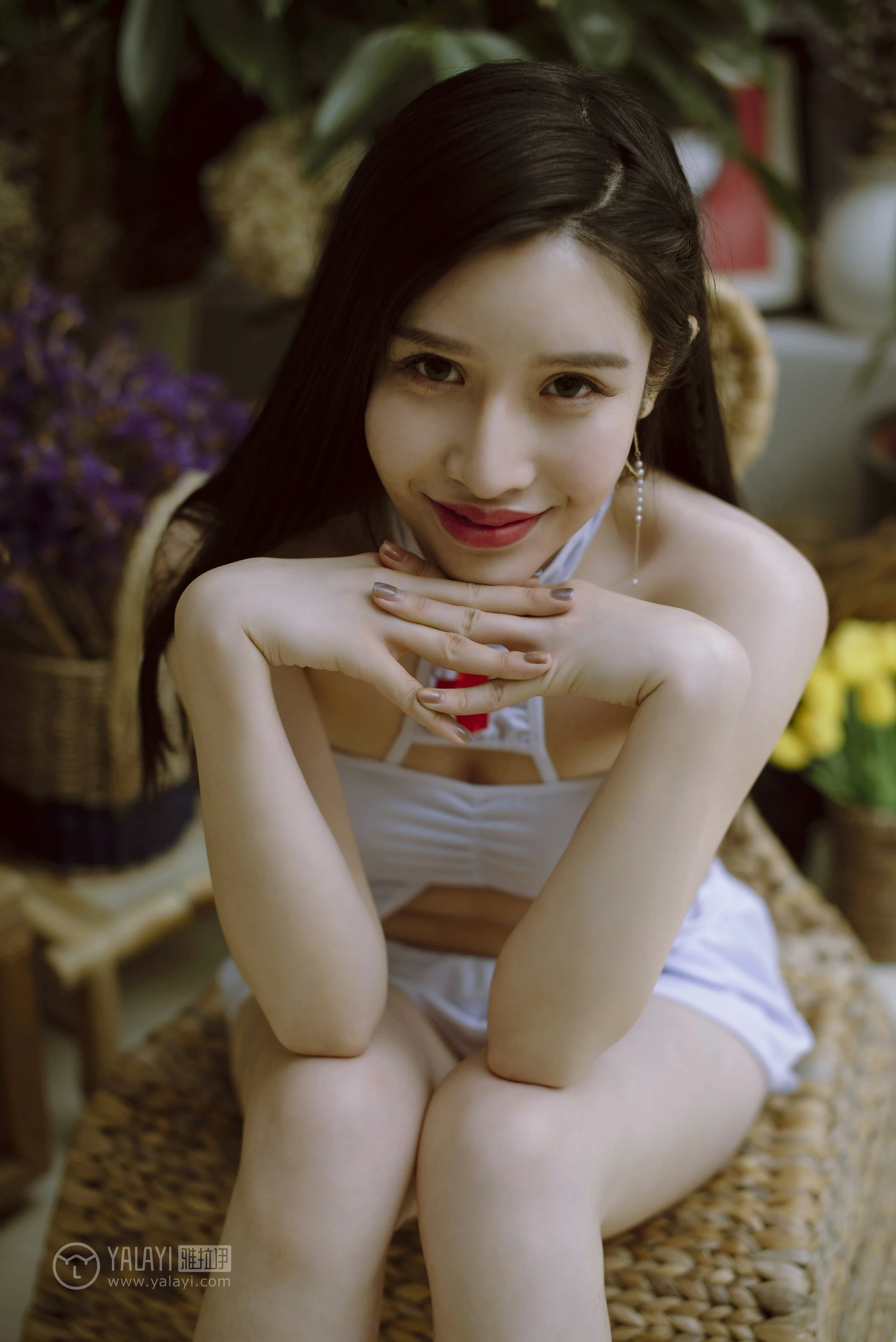 [YALAYI雅拉伊]NO.141 性感护士姐姐 颖莹 白色透视情趣制服内衣私房写真集第15张