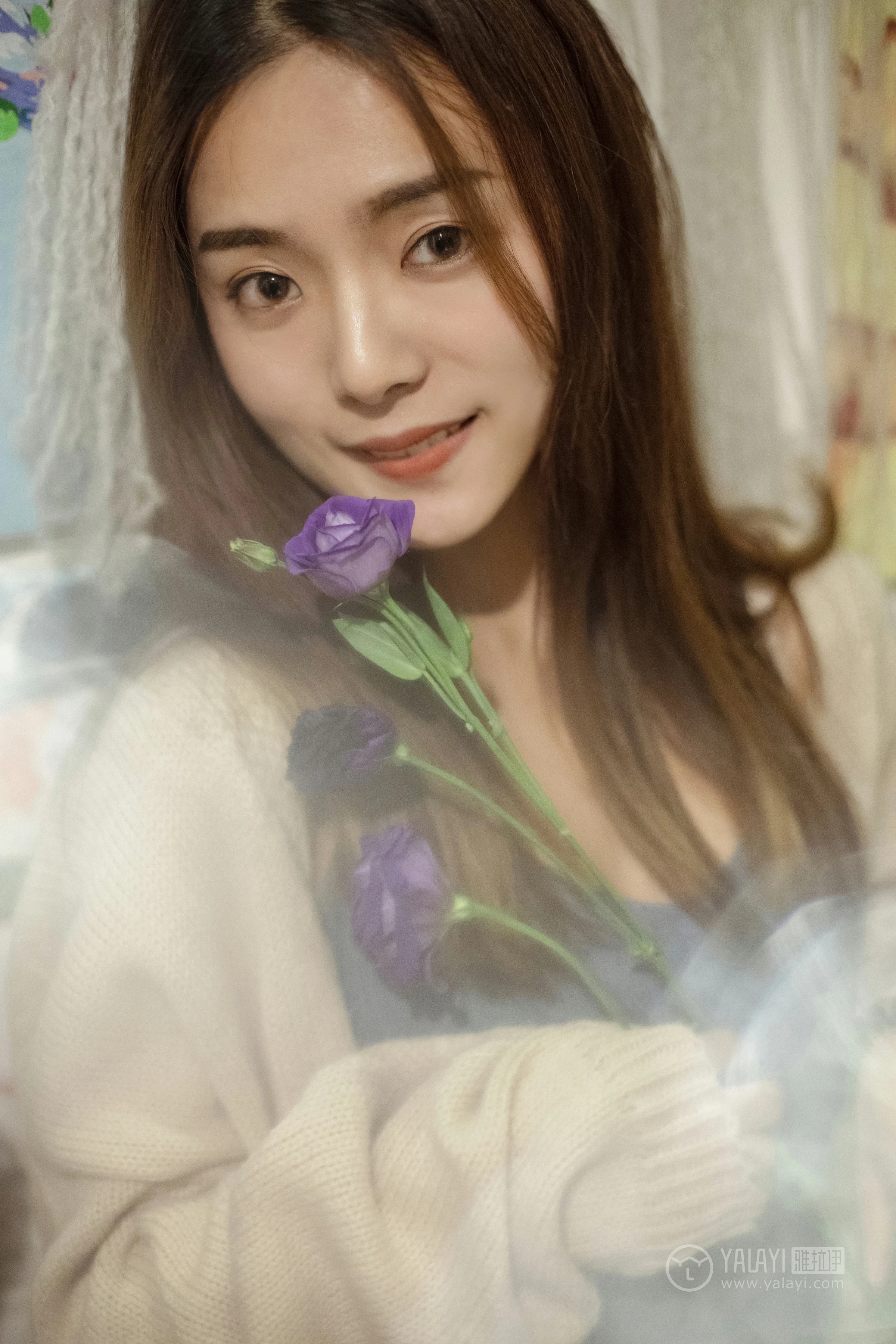 [YALAYI雅拉伊]No.175 不如和我虚度时光 白日梦 米色外套加灰色吊带连衣裙性感私房写真集第14张