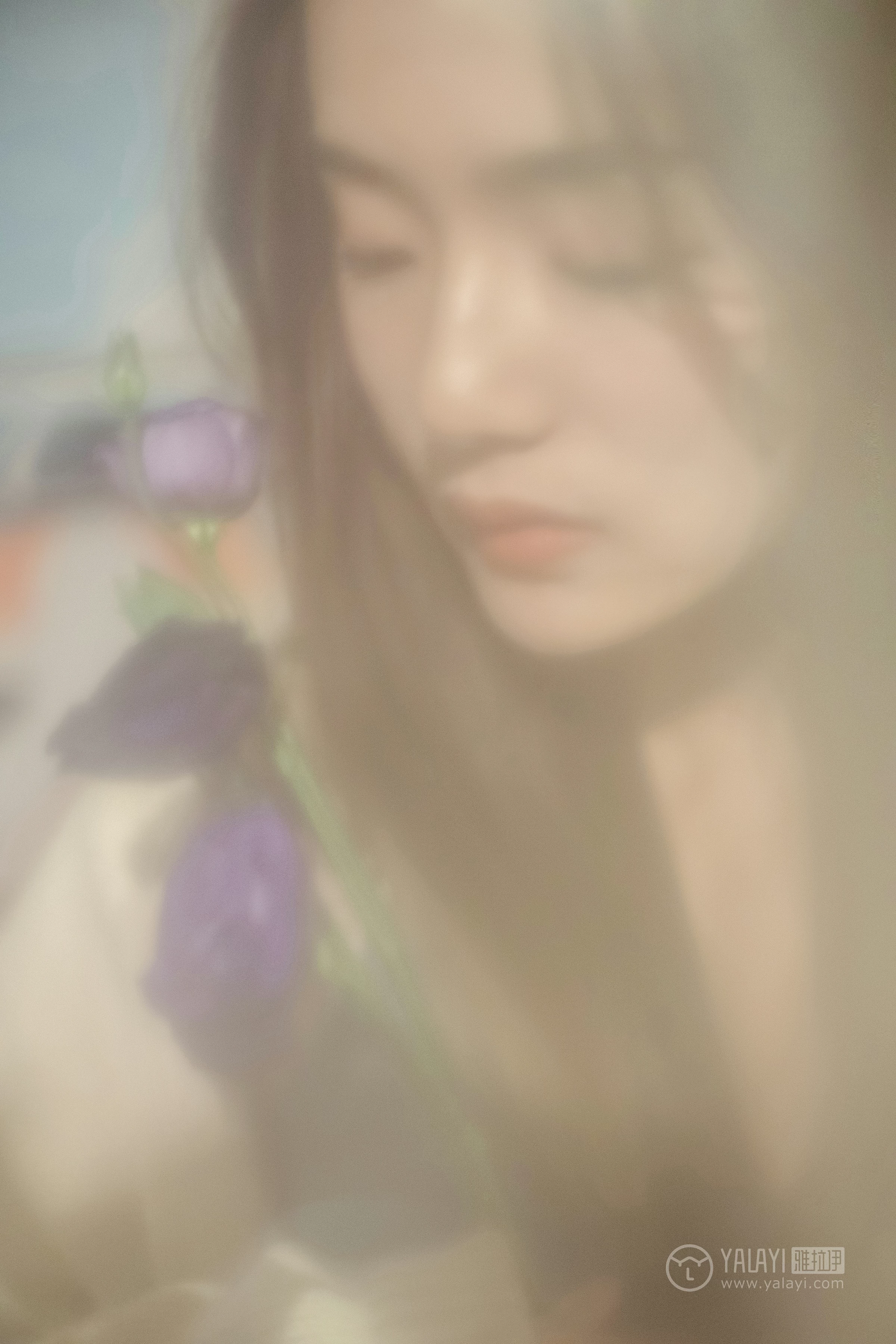 [YALAYI雅拉伊]No.175 不如和我虚度时光 白日梦 米色外套加灰色吊带连衣裙性感私房写真集第16张