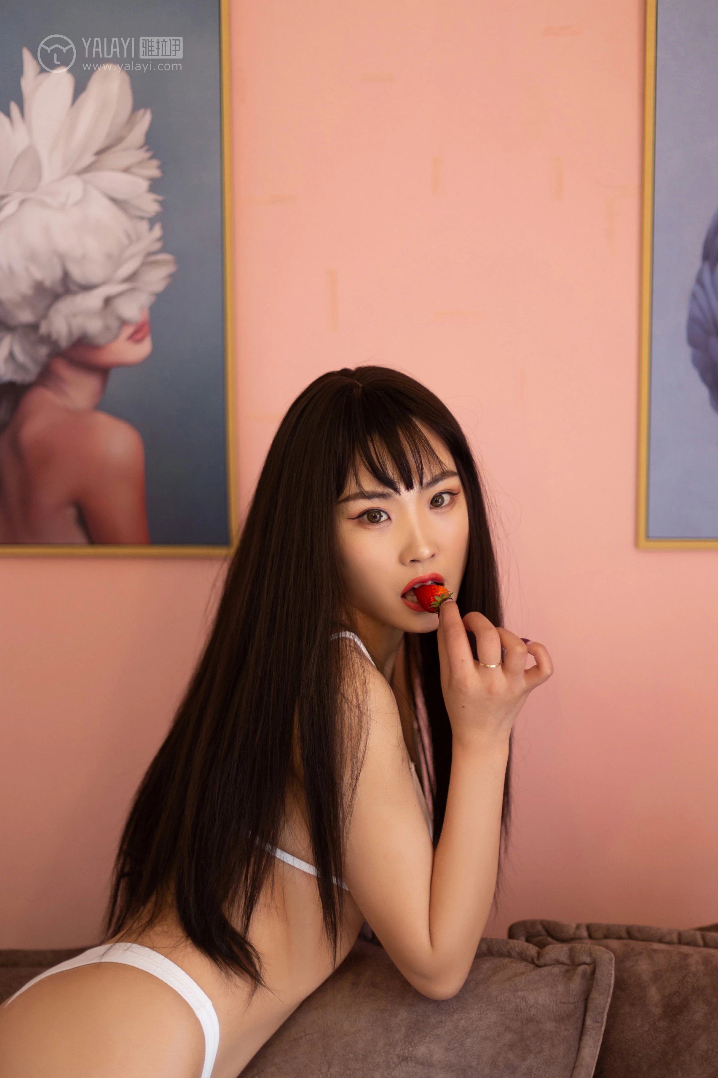 [YALAYI雅拉伊]No.285 勾股定律 沫沫 白色紧身内衣性感私房写真集第7张