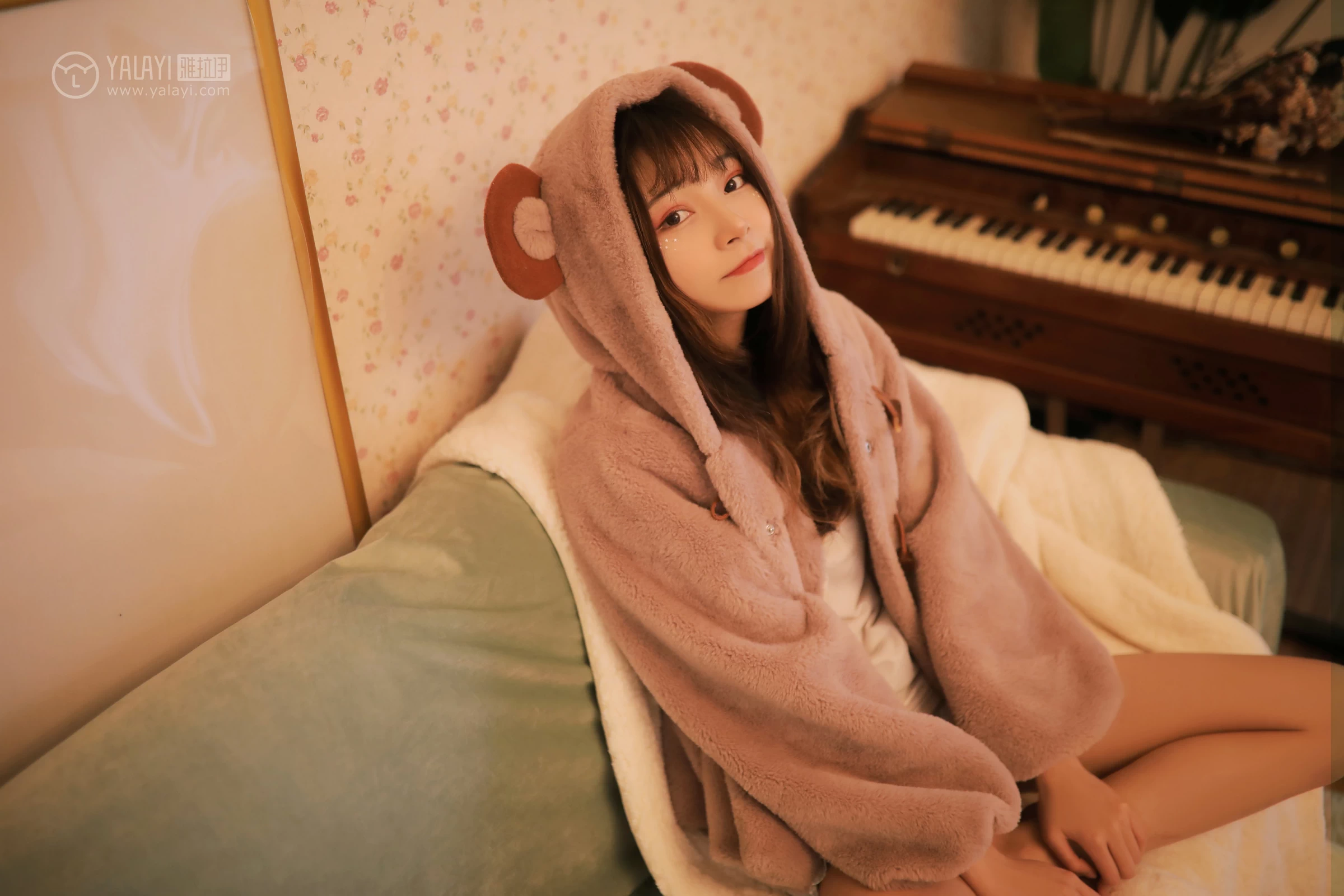 [YALAYI雅拉伊]No.303 花仙 花儿 白色镂空连衣裙与白色芭蕾舞裙性感私房写真集第2张