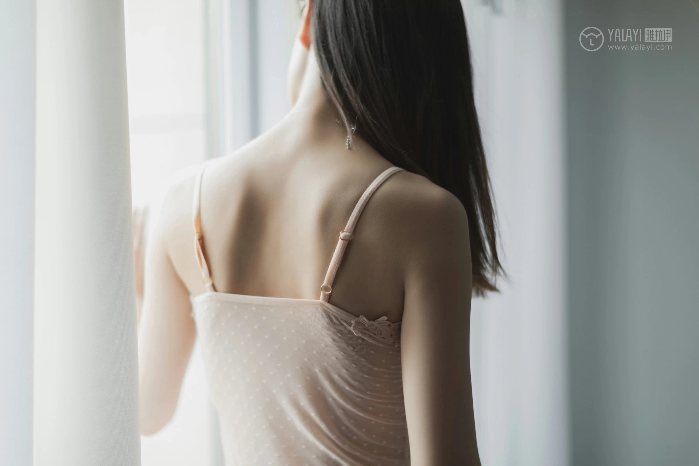 [YALAYI雅拉伊]No.311 花蝴蝶 高若童 粉色透视情趣内衣性感私房写真集第5张