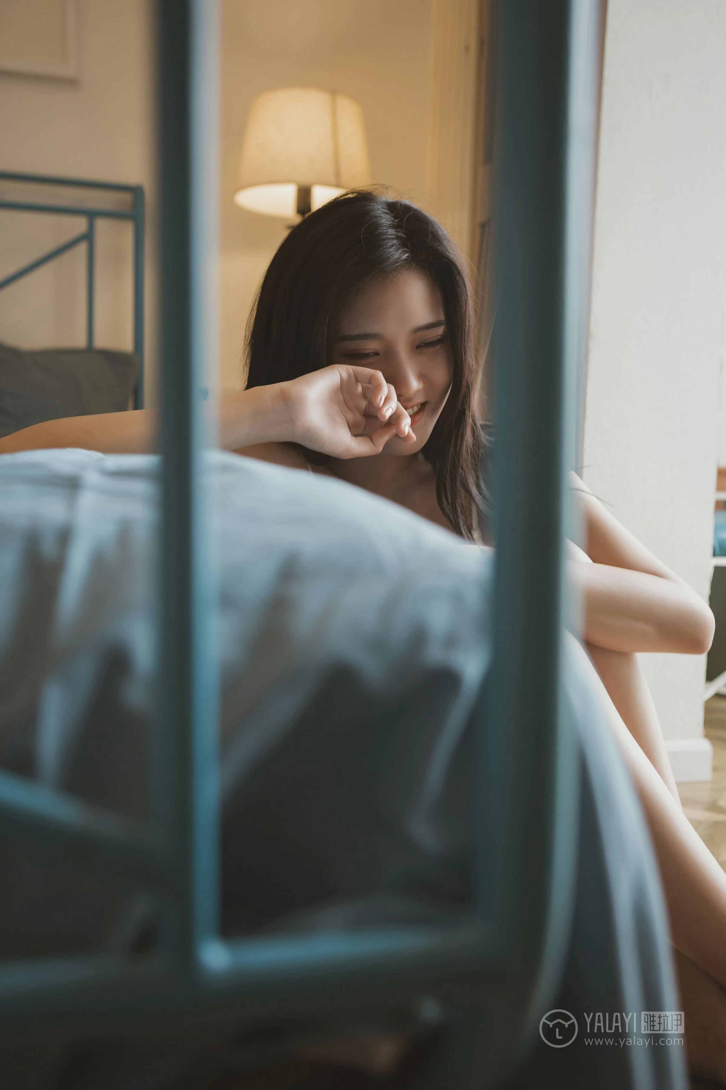 [YALAYI雅拉伊]No.344 情绪断片 荔子 白色蕾丝内衣性感私房写真集第6张