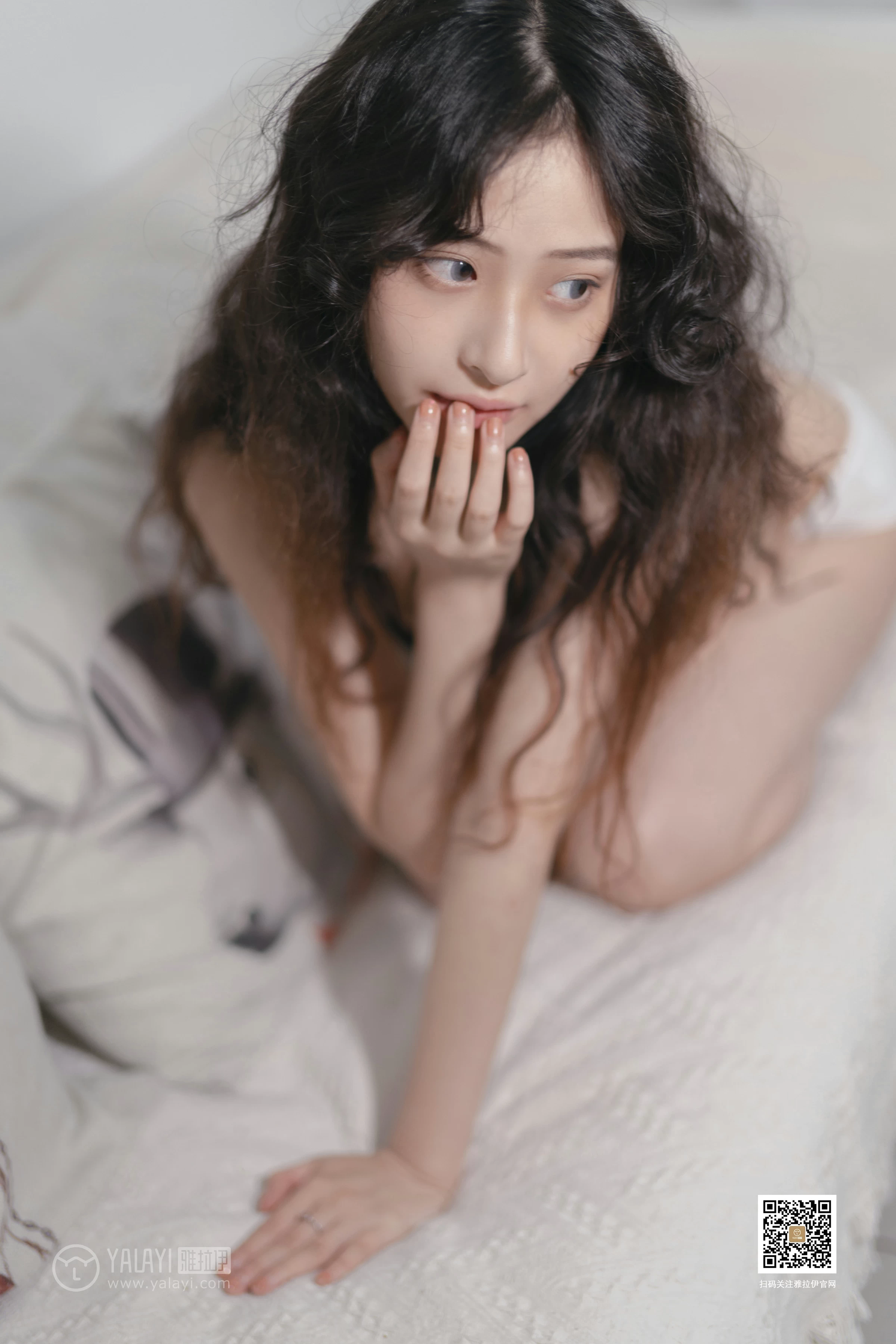 [YALAYI雅拉伊]No.370 萌宠 西子 黑色蕾丝内衣性感私房写真集第8张