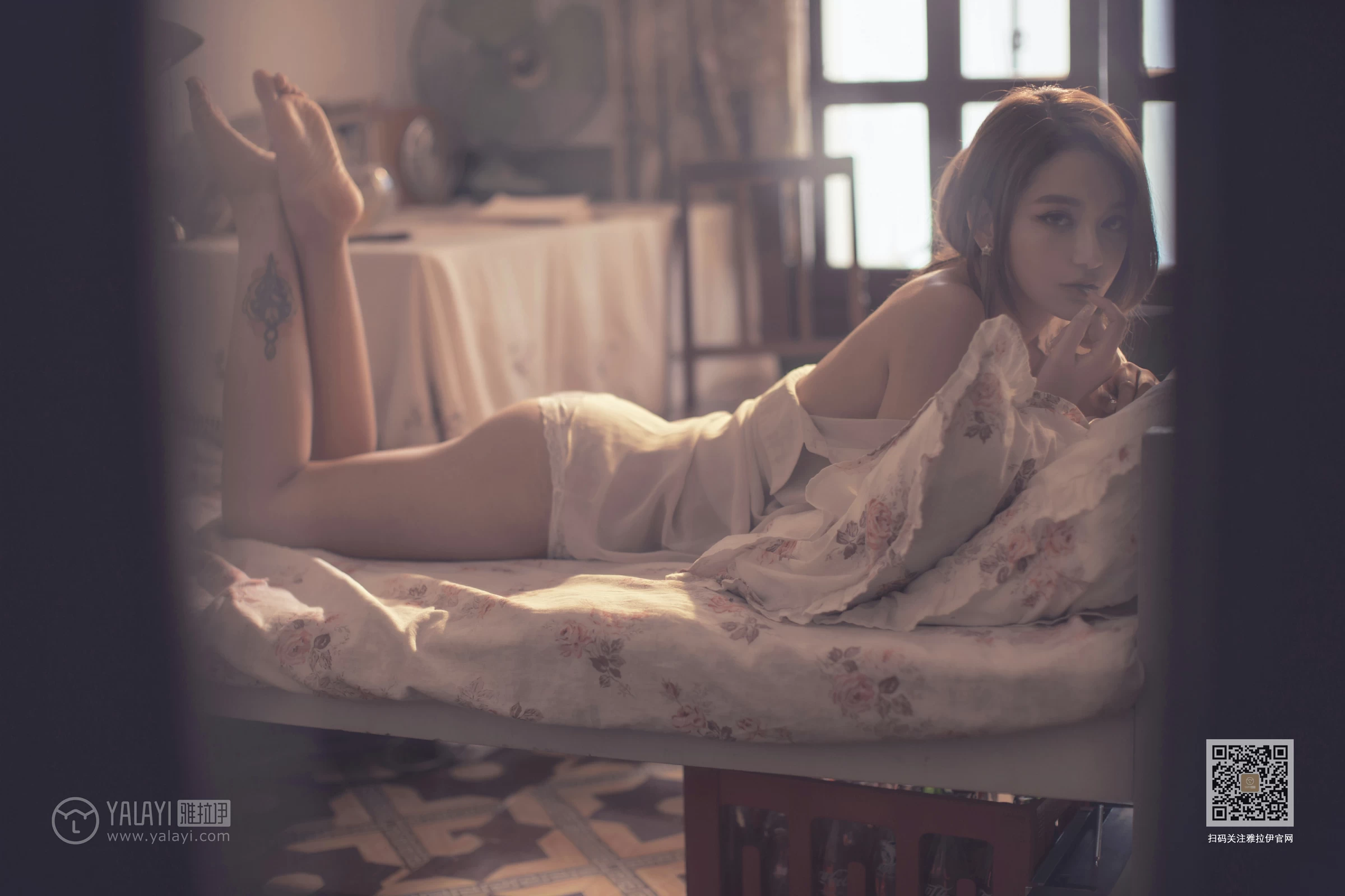 [YALAYI雅拉伊]Vol.430 意乱情迷 慧儿 白色透视衬衫居家性感私房写真集第20张