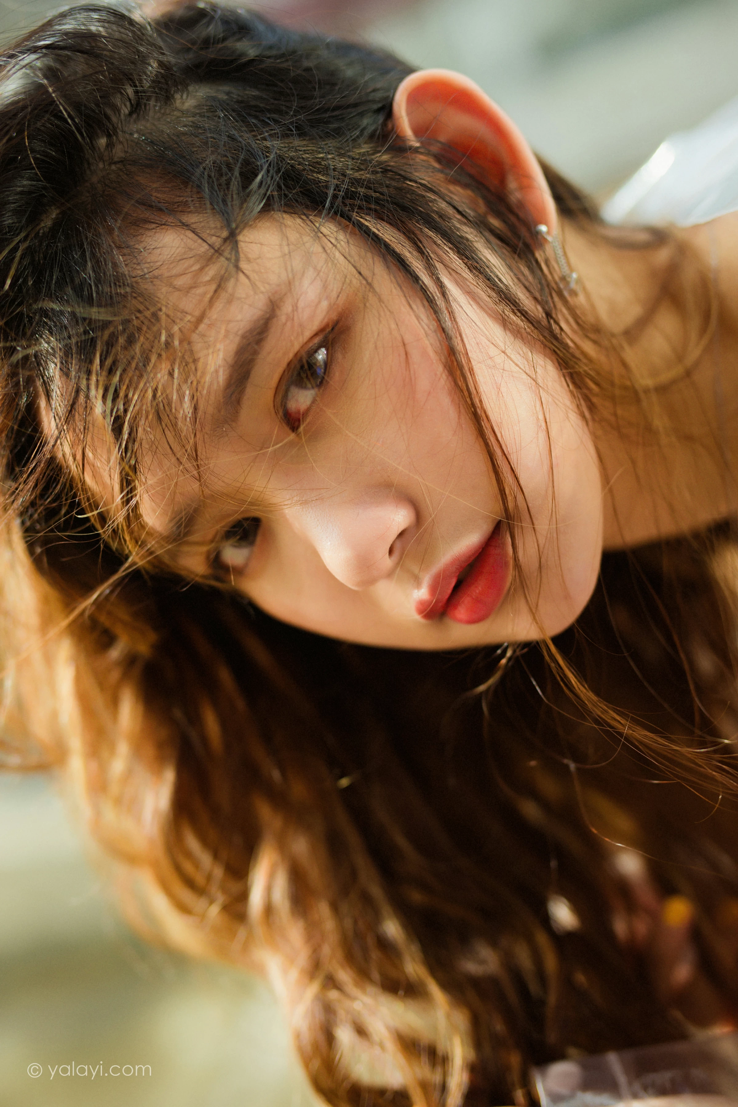 [YALAYI雅拉伊]NO.676 《七月的雨》 晓琳 黑色蕾丝内衣性感私房写真集第16张