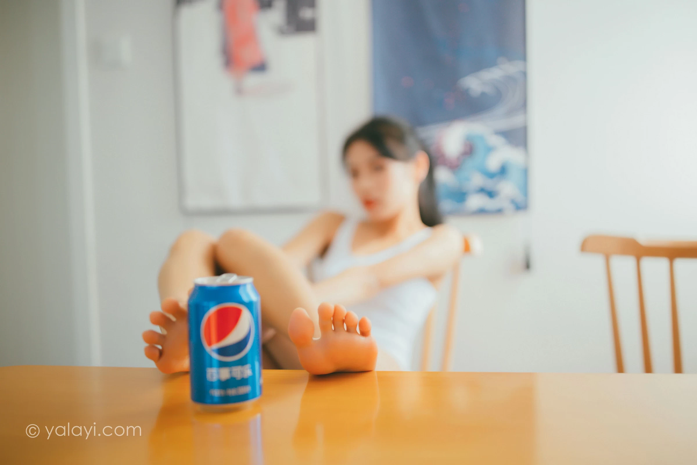 [YALAYI雅拉伊]NO.660 《消暑少女》 丽雅 白色连体体操服性感私房写真集第13张