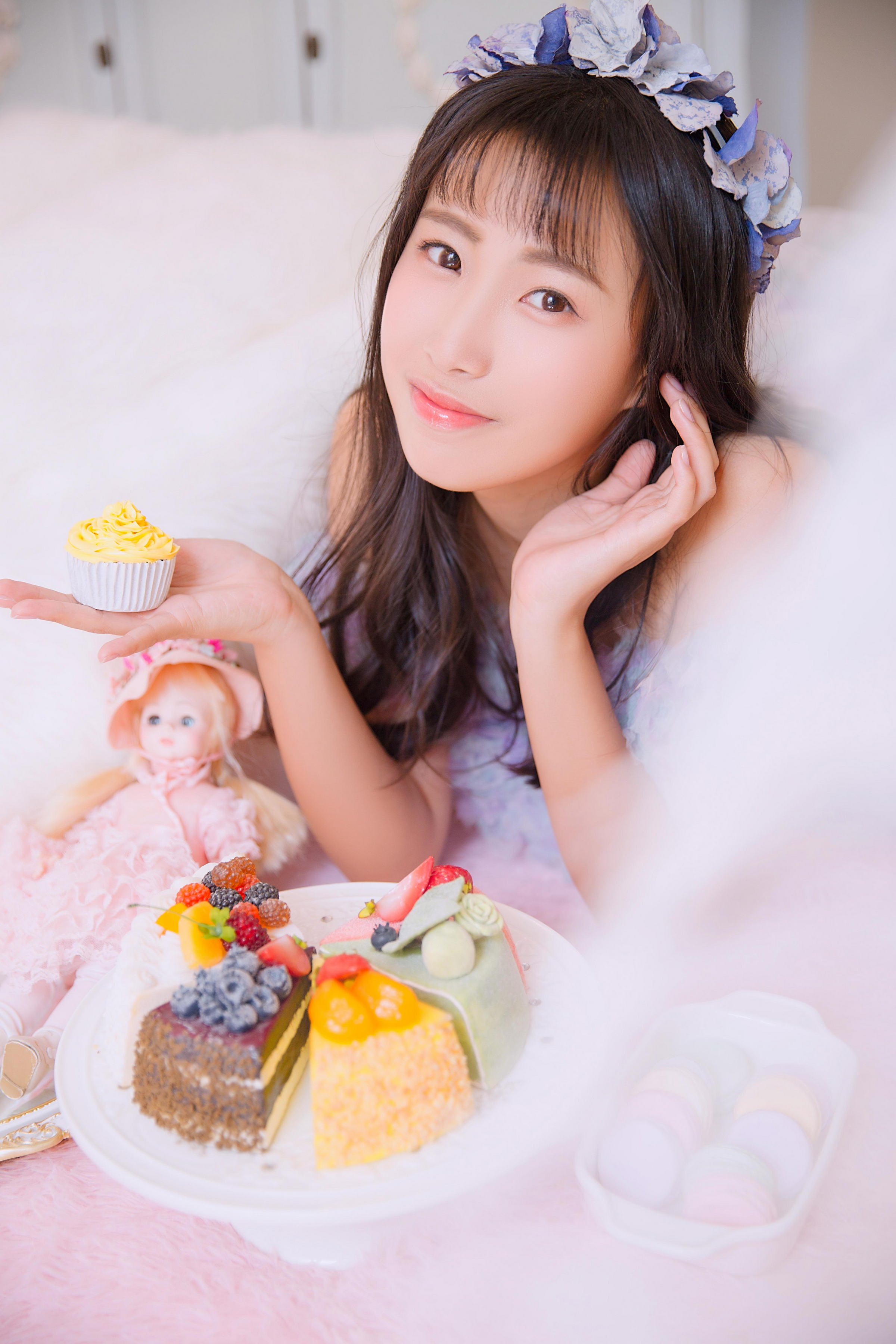 [YALAYI雅拉伊]2022.06.13 秘密花园 清纯少女 JK水手制服与粉色吊带内衣加短裤私房写真集第6张