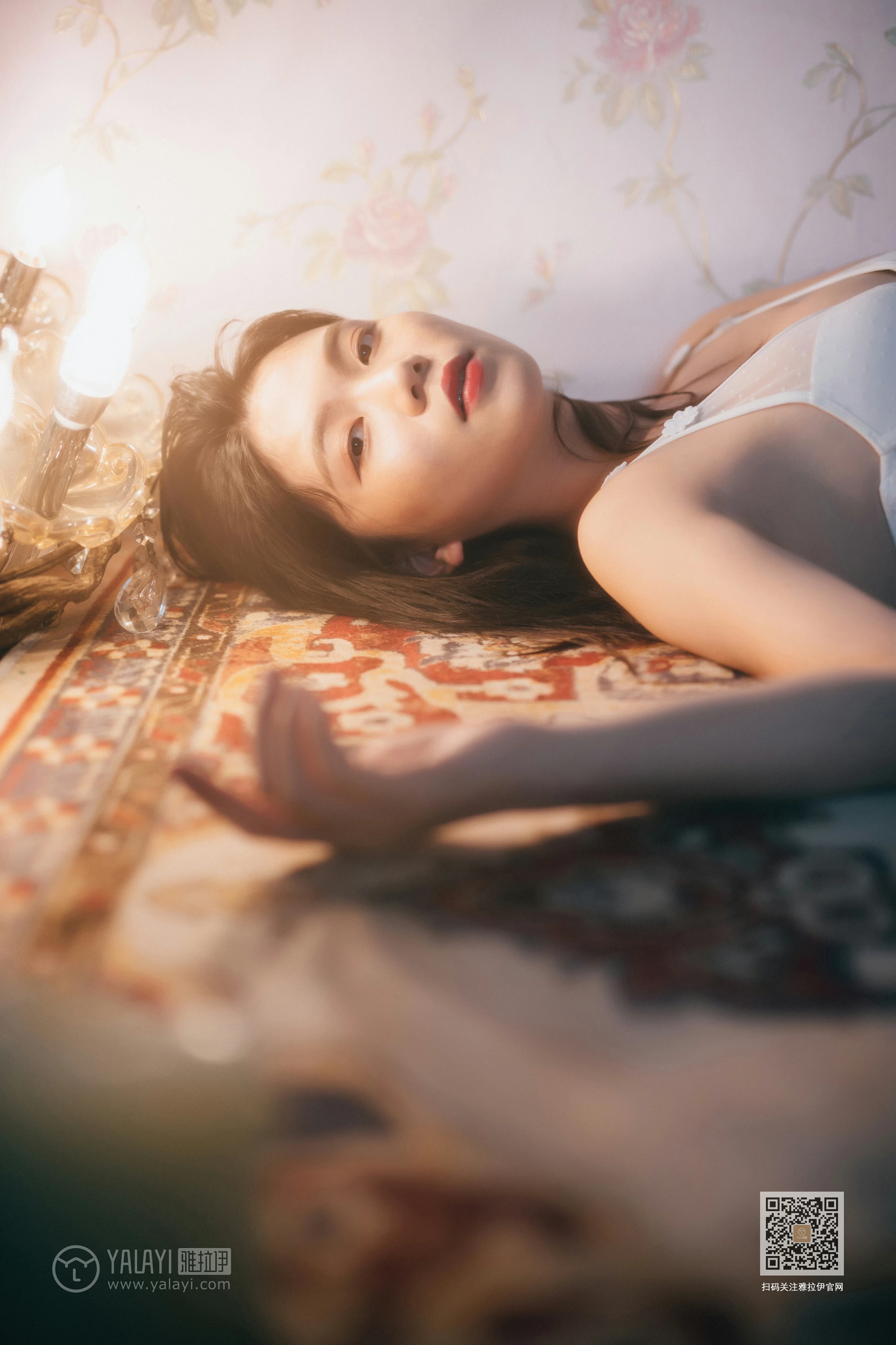 [YALAYI雅拉伊]Vol.451 唯一的你 倪倪 白色透视情趣内衣性感私房写真集第4张