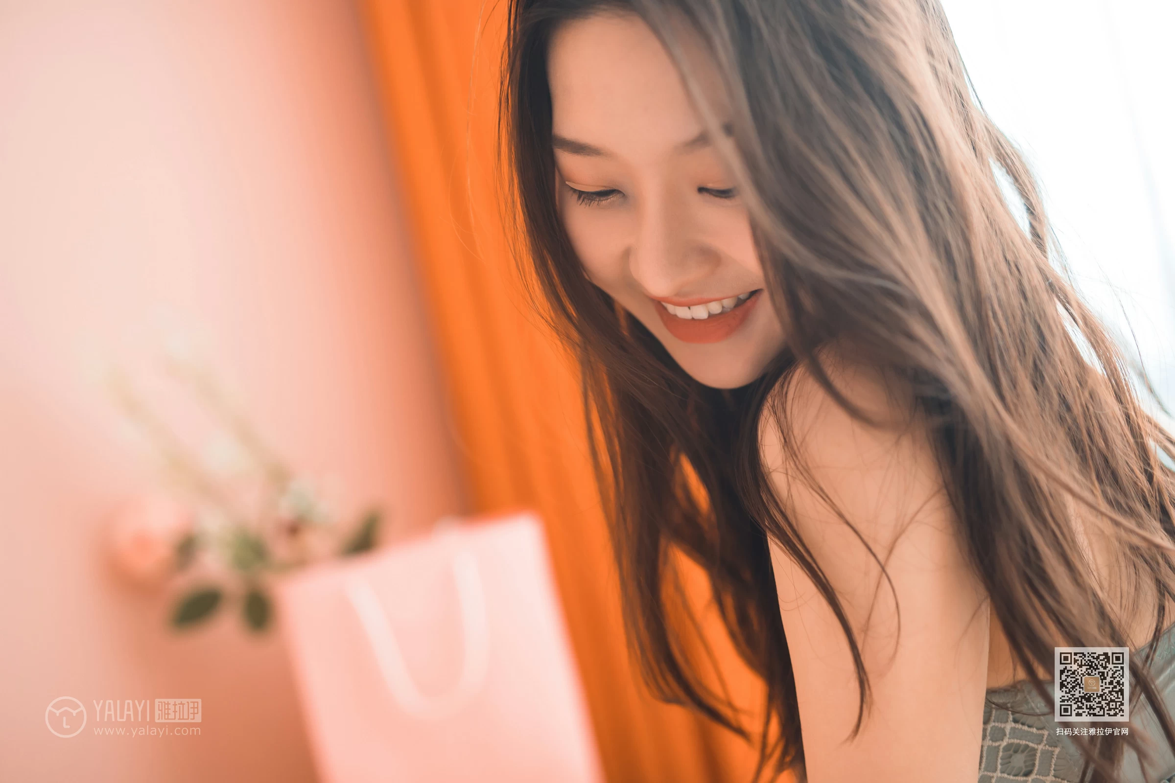 [YALAYI雅拉伊]NO.617 《热恋期》 明月 淡蓝色蕾丝内衣性感私房写真集第11张