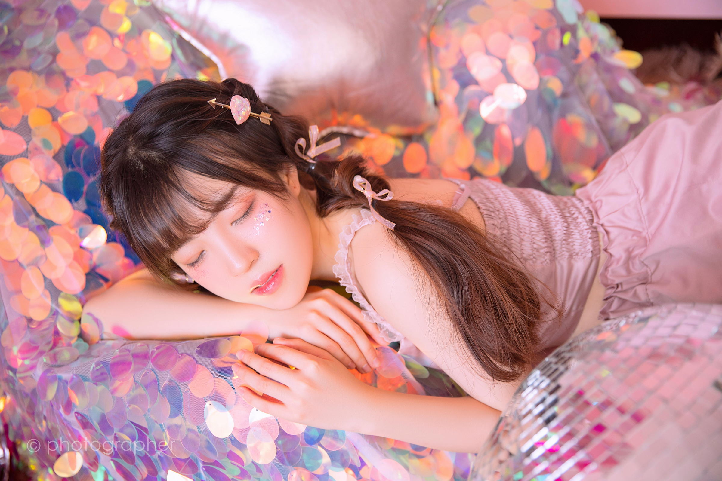 [YALAYI雅拉伊]2022.04.18 感觉良好 青春美少女 蓝色JK水手制服与粉色内衣性感私房写真集第10张