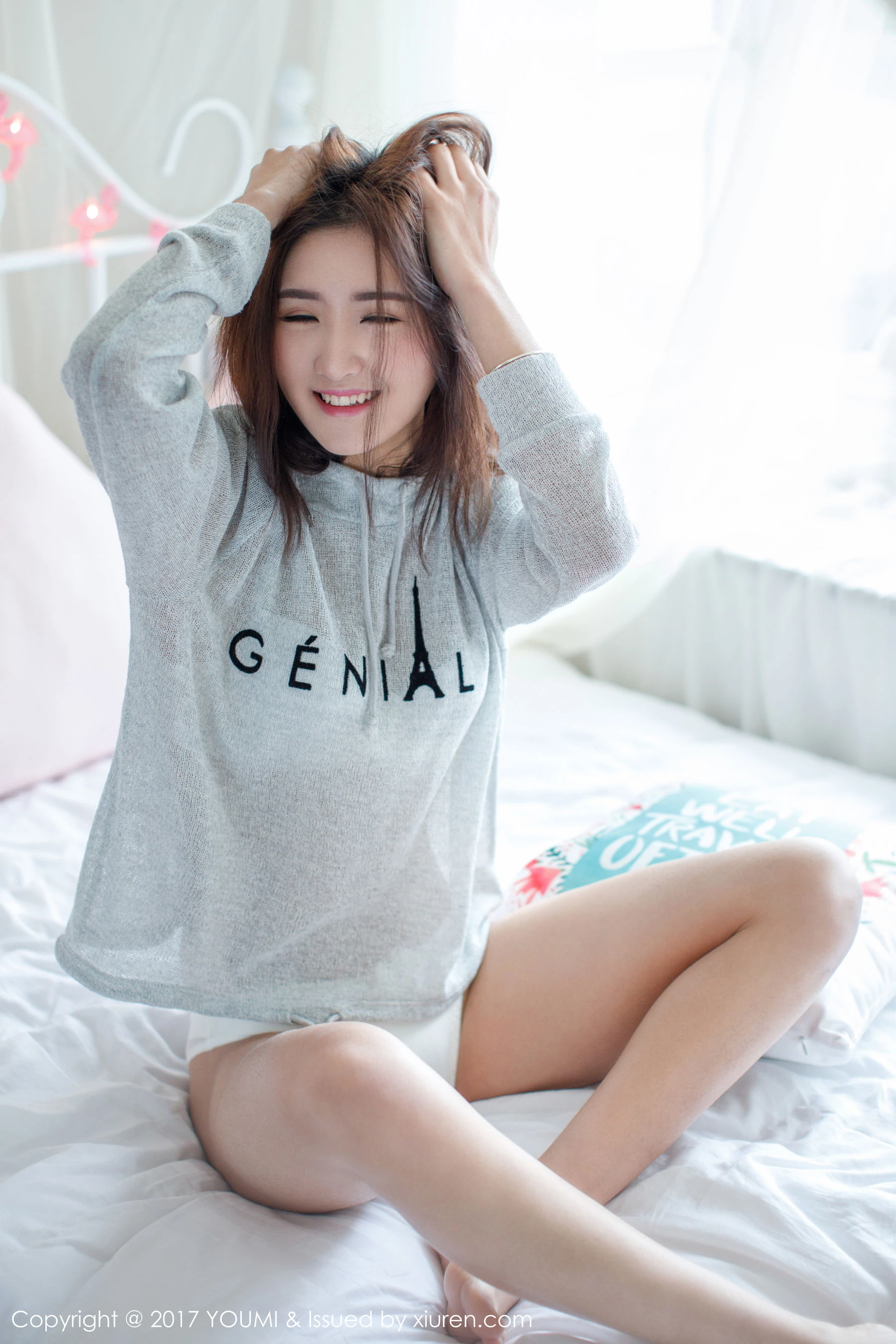 周琰琳LIN《性感蕾丝内衣+护士制服诱惑》 尤蜜荟YouMi Vol.026第3张