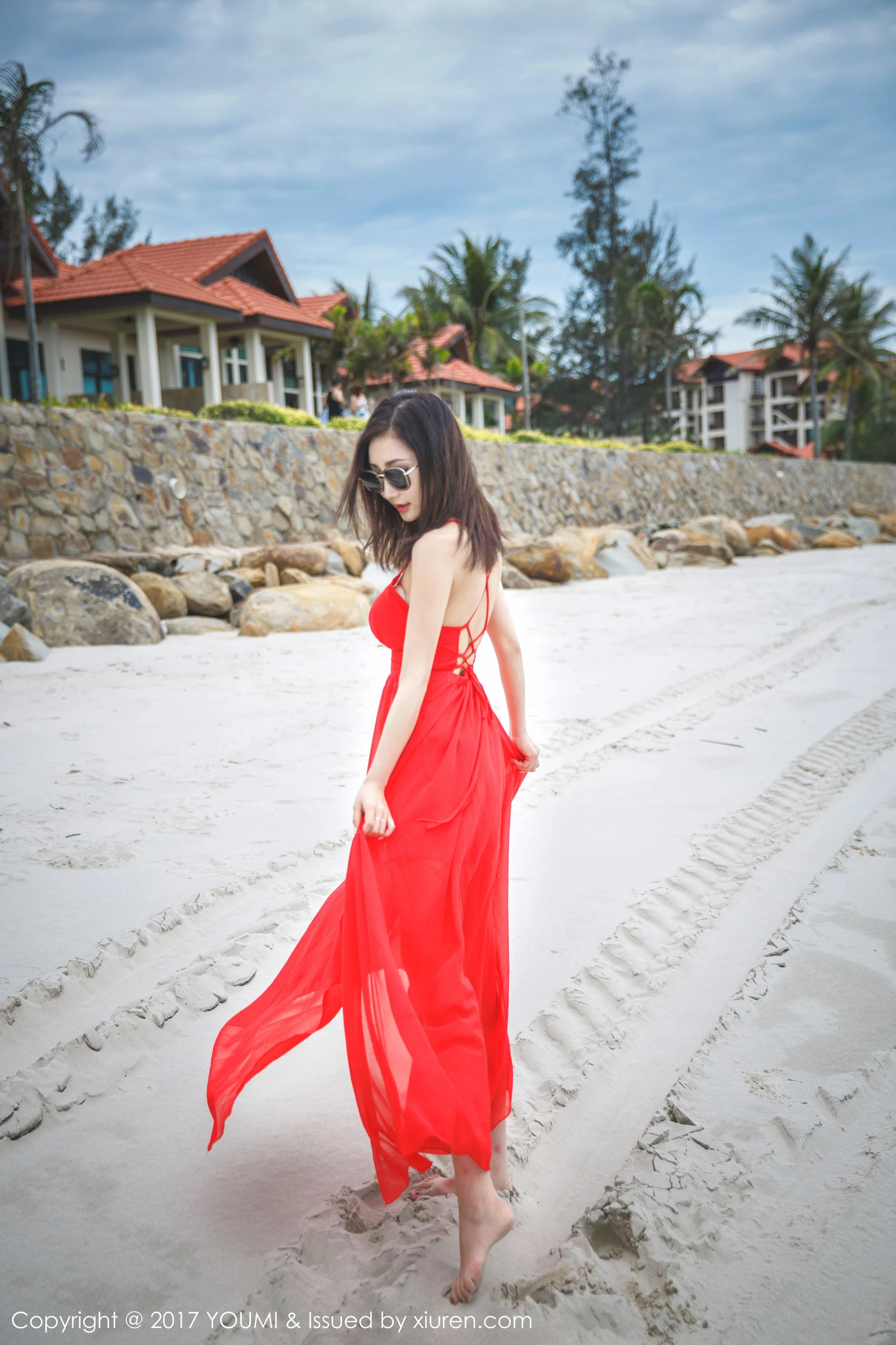 Yumi-尤美《沙巴旅拍第1套》 尤蜜荟YouMi Vol.028第7张